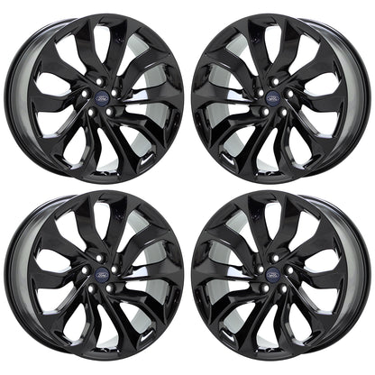 21" Lincoln Aviator Gloss Black wheels rims Factory OEM set 10239