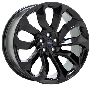 EXCHANGE 21" Lincoln Aviator Gloss Black Wheels Factory OEM Set 10239