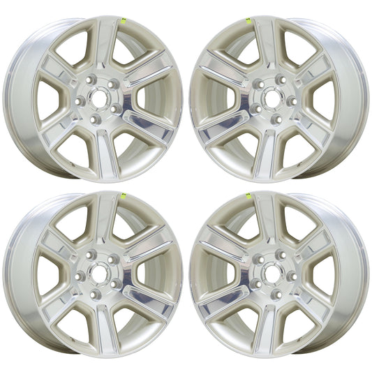 20" Dodge Ram 1500 Polished Gold wheels rims Factory OEM NEW set 2561