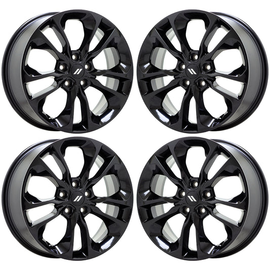 20" Jeep Grand Cherokee Gloss Black wheels rims Factory OEM set 2659