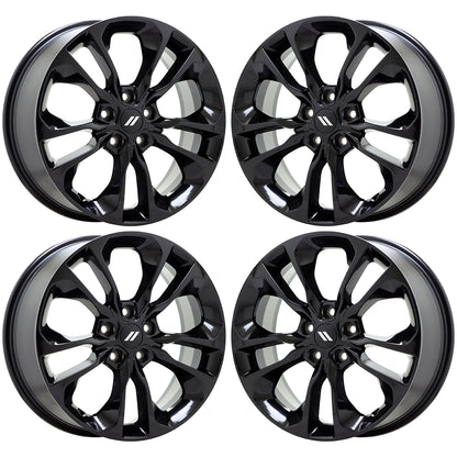 20" Jeep Grand Cherokee Gloss Black wheels rims Factory OEM set 2659