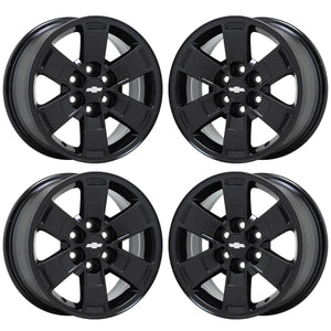 16" Chevrolet Colorado Canyon black wheels rims Factory OEM set 5670