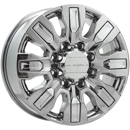 20" GMC Sierra 2500 3500 Bright Chrome wheels rims Factory OEM GM set 84830459