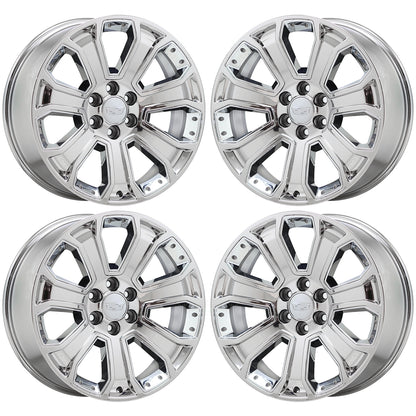 22" Escalade Silverado SIerra Bright Chrome wheels rims OEM CK162 5661 EXCHANGE