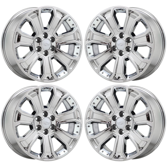 22" Escalade Silverado SIerra Bright Chrome wheels rims OEM CK162 5661 EXCHANGE