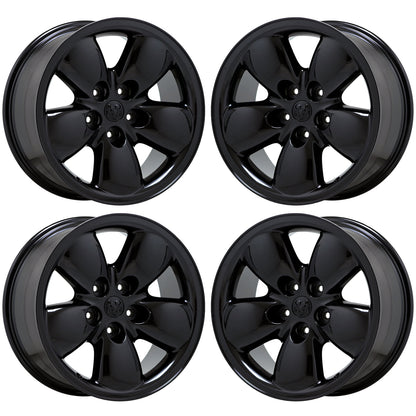 20" Dodge Ram 1500 Truck Gloss Black wheels rims Factory OEM 2167