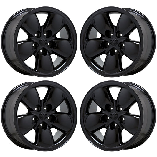 20" Dodge Ram 1500 Truck Gloss Black wheels rims Factory OEM 2167
