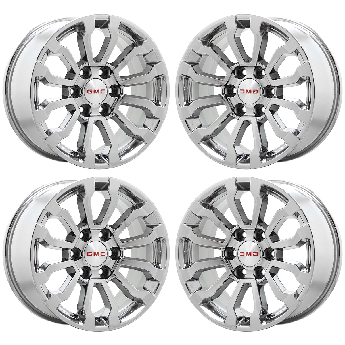 18" Sierra 1500 Yukon Silverado Tahoe Chrome wheels rims Factory OEM set 5909