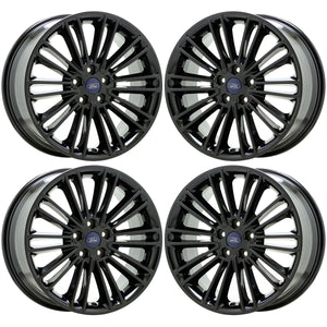 EXCHANGE 18" Ford Fusion Gloss Black wheels rims Factory OEM set 3960