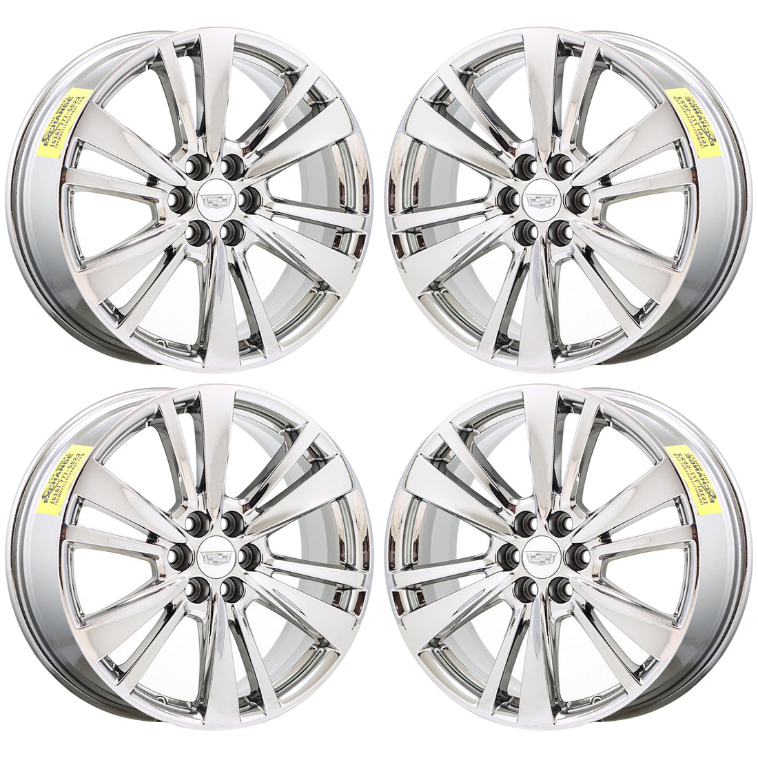 Cadillac Premium Factory OEM Wheels Rims Stock Replacement Chrome Black ...