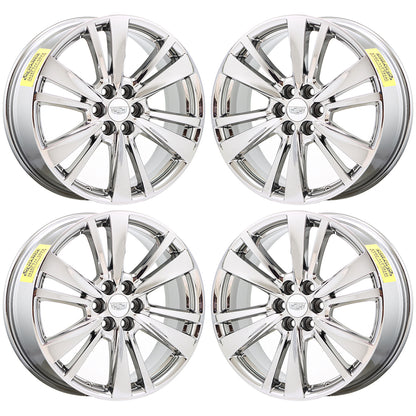 20" Cadillac XT5 XT6 Bright Chrome wheels rims Factory OEM set 4847