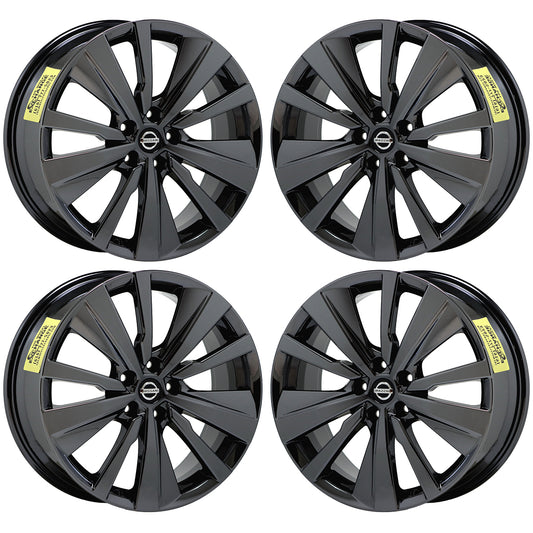 19" Nissan Altima Maxima Black Chrome wheels rims Factory OEM 62785 EXCHANGE