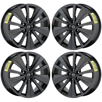 19" Nissan Altima Maxima Black Chrome wheels rims Factory OEM 62785 EXCHANGE