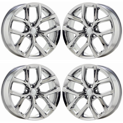 20" Dodge Charger Challenger Bright Chrome wheels rims Factory OEM set 2652