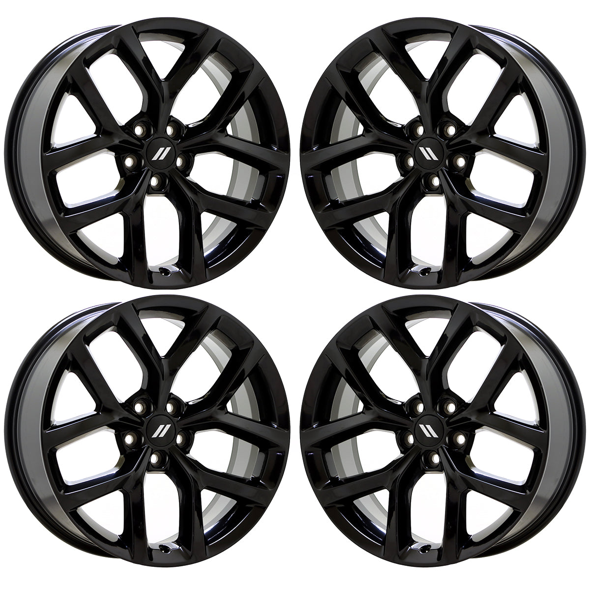 20" Charger Challenger Gloss Black wheels rims Factory OEM set 2652