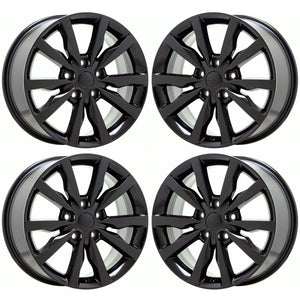 18" Dodge Durango Black wheels rims Factory OEM 2014-2020 2492