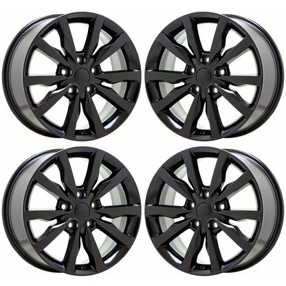 18" Dodge Durango Gloss Black wheels rims Factory OEM 2014-2020 2492
