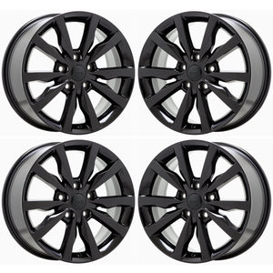 18" Jeep Grand Cherokee Gloss Black wheels rims Factory OEM 2014-2020 2492