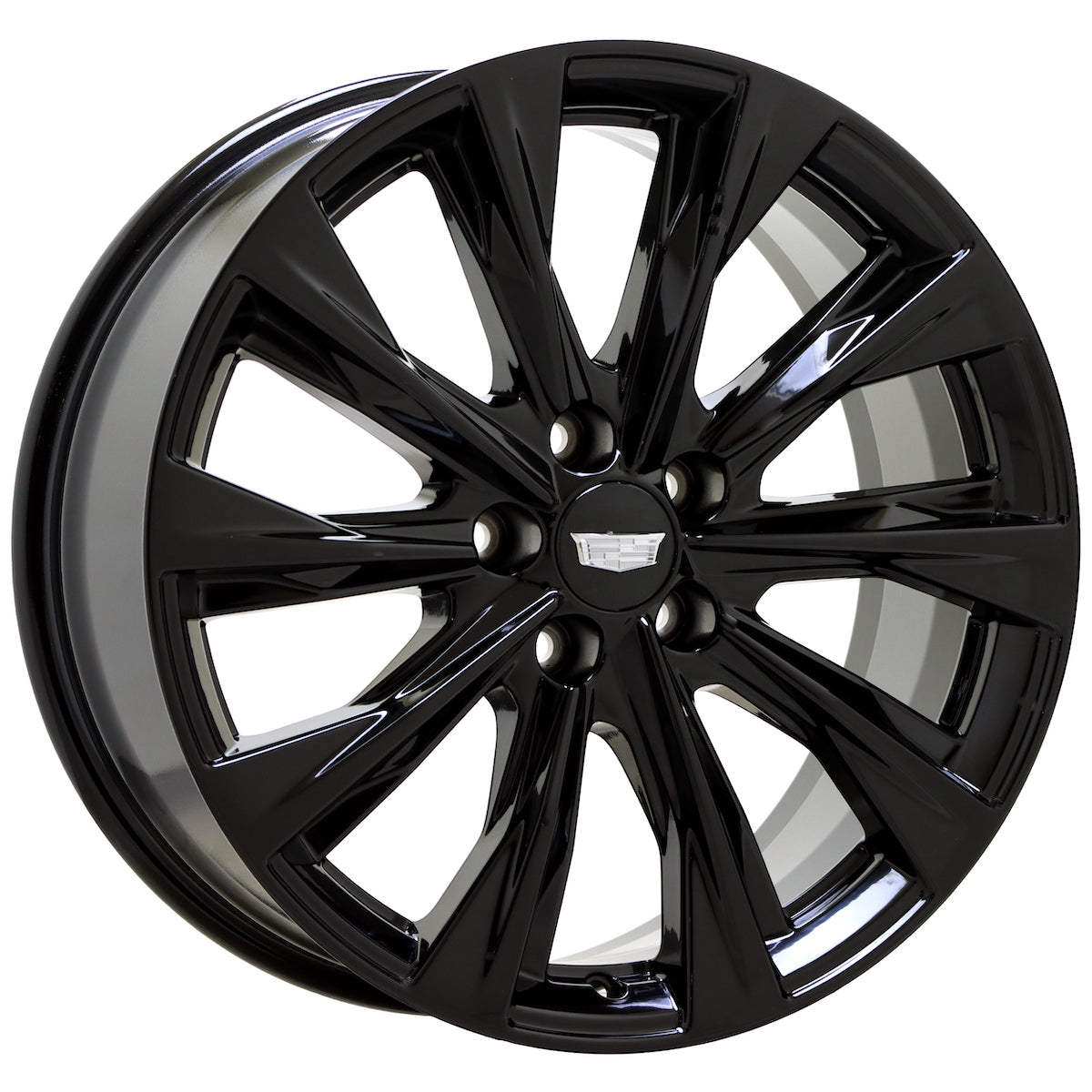 19" Cadillac CT4 Gloss Black wheels rims Factory OEM set 4863 4864
