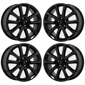 19" Lincoln MKZ Black wheels rims Factory OEM set 3953
