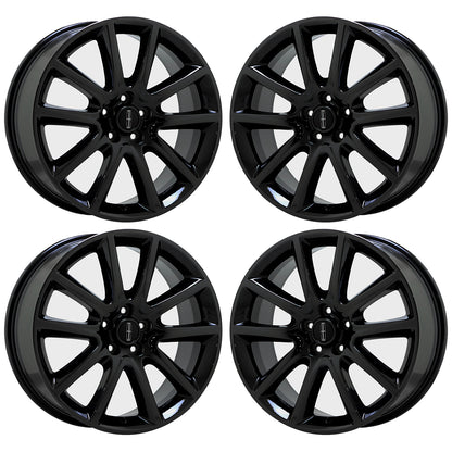 19" Lincoln MKZ Gloss Black wheels rims Factory OEM set 3953