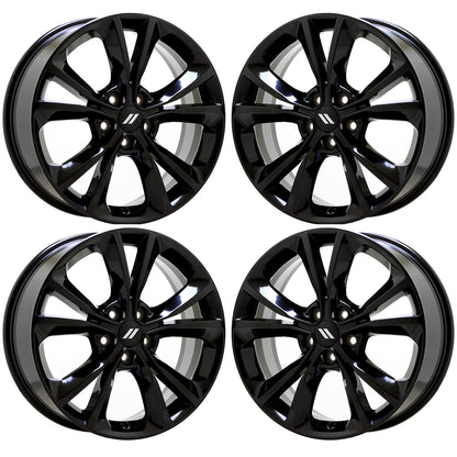 19" Dodge Charger Challenger Gloss Black wheels rims Factory OEM set 2709