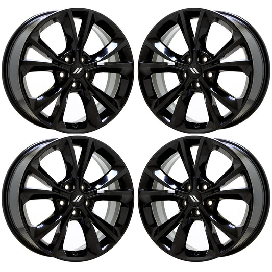 19" Dodge Charger Challenger Gloss Black wheels rims Factory OEM set 2709