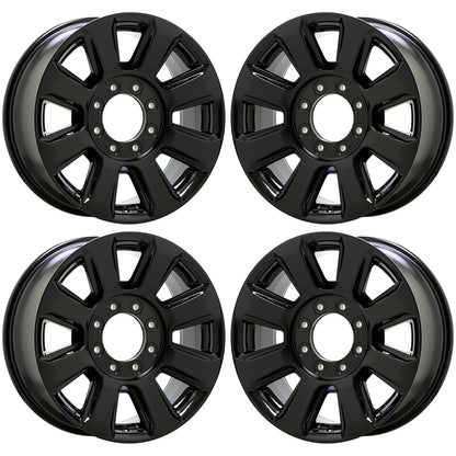20" Ford F250 F350 SRW Gloss Black wheels rims Factory OEM set 10103