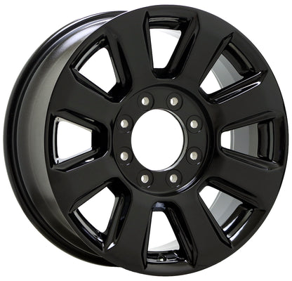 20" Ford F250 F350 SRW Gloss Black wheels rims Factory OEM set 10103 EXCHANGE