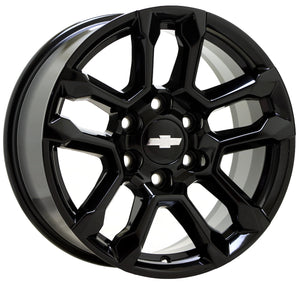 EXCHANGE 18" Chevrolet Silverado 1500 Black wheels rims Factory OEM 14091