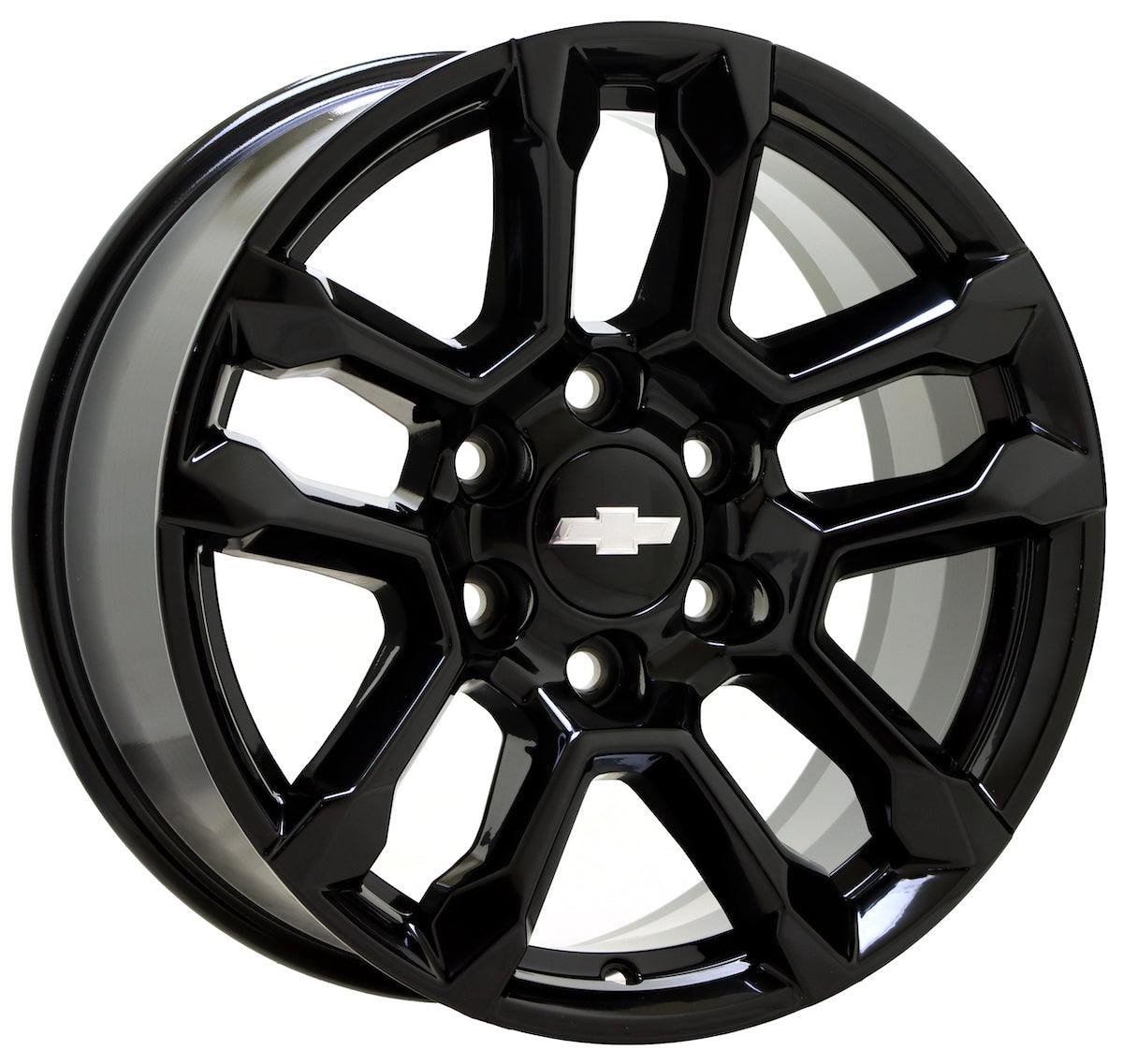 18" Chevrolet Silverado 1500 Gloss Black wheels rims Factory OEM 14091 EXCHANGE