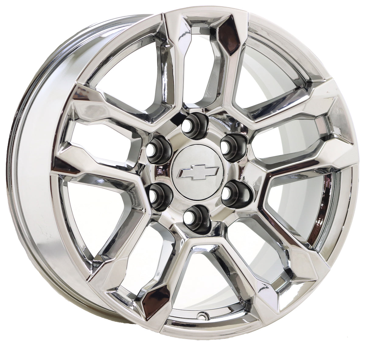 18" Chevrolet Silverado 1500 Bright Chrome wheels Factory OEM 14091 EXCHANGE