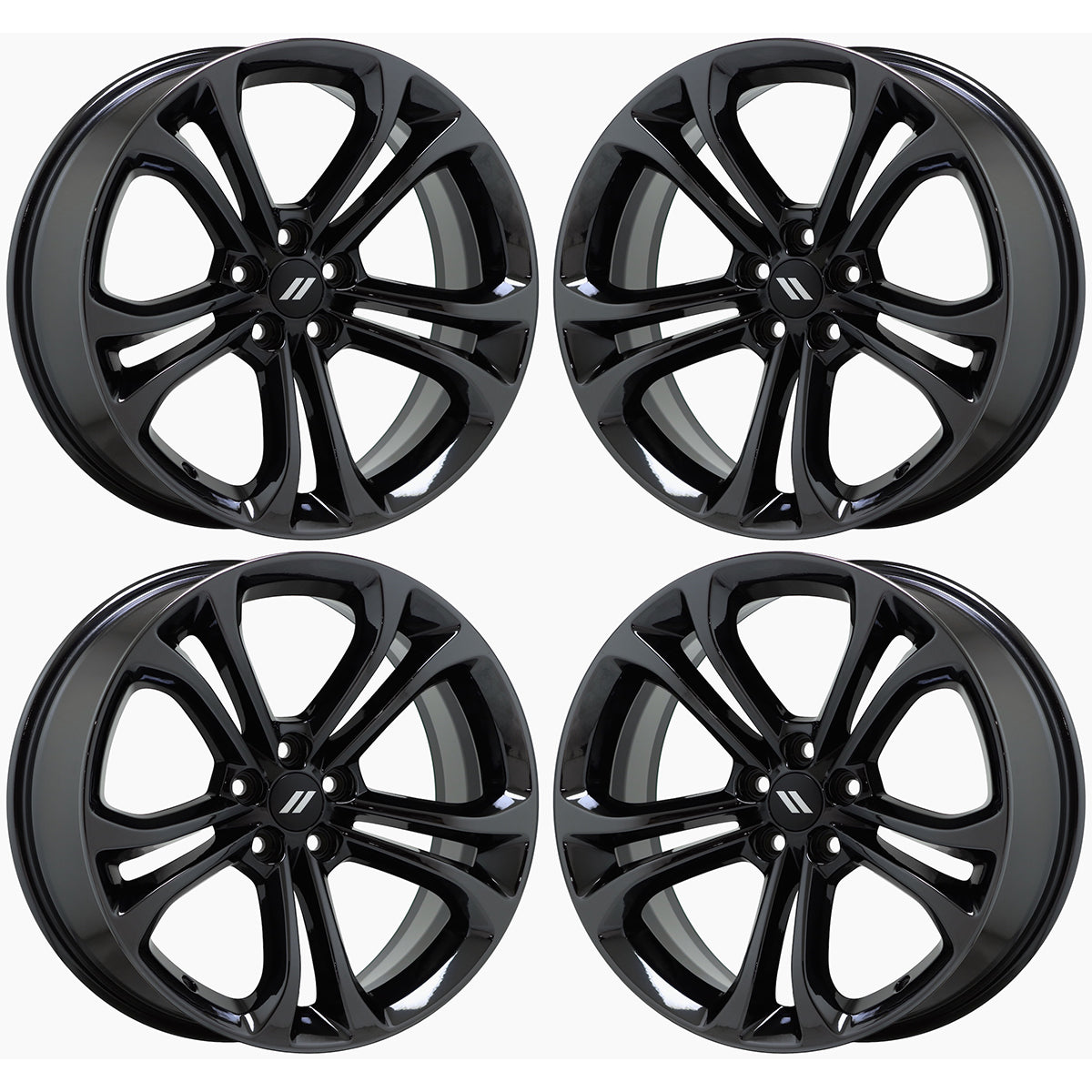 20" Dodge Charger Challenger Black Chrome wheels rims Factory OEM 2711