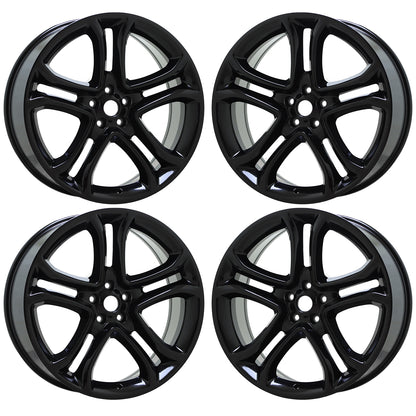 22" Ford Edge Lincoln MKX Gloss Black wheels rims Factory OEM set 3850