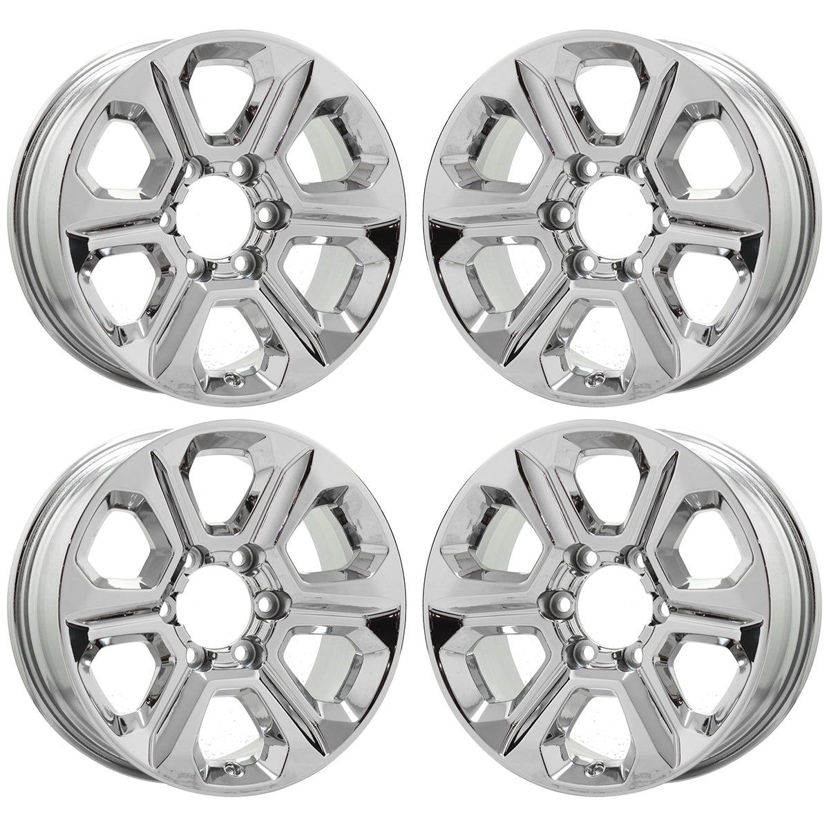 17" Toyota 4Runner Bright Chrome wheels rims Factory OEM set 75153