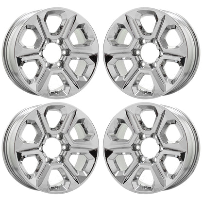 17" Toyota 4Runner Bright Chrome wheels rims Factory OEM set 75153