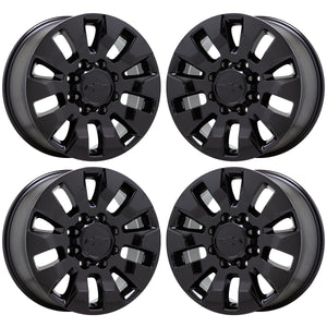 20" Chevrolet Silverado 2500 3500 Gloss Black wheels Factory OEM 5947 EXCHANGE