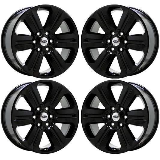 20" Ford F150 Truck Gloss Black wheels rims Factory OEM set 10171 EXCHANGE