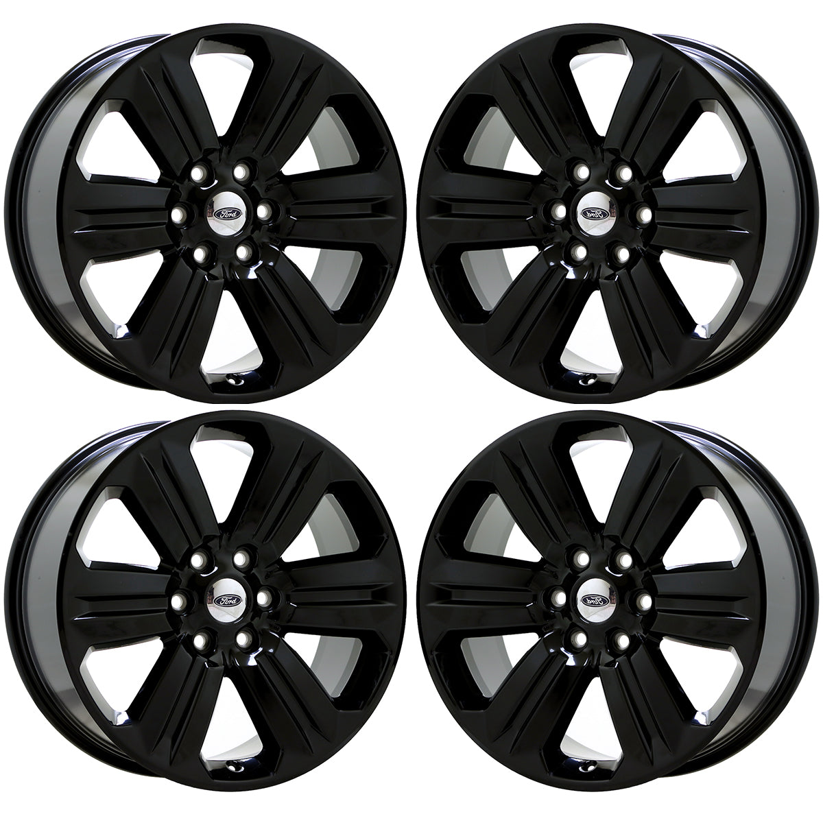 20" Ford F150 Truck Gloss Black wheels rims Factory OEM 2018-2021 set 4 10171