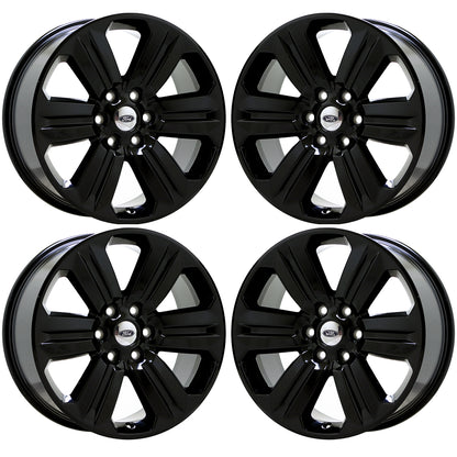 20" Ford F150 Truck Gloss Black wheels rims Factory OEM 2018-2021 set 4 10171