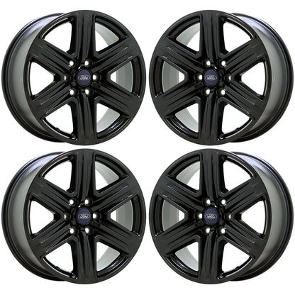 20" Ford Expedition Gloss Black wheels rims Factory OEM set 10143 EXCHANGE