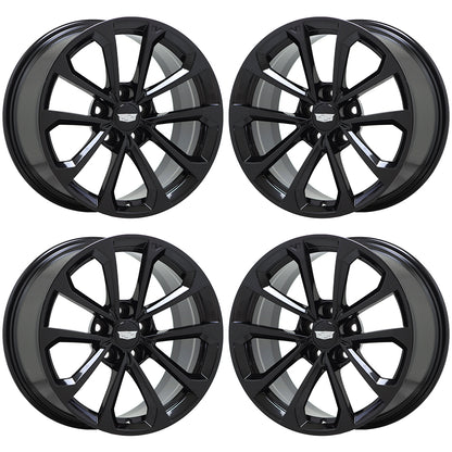 19" Cadillac CTS-V Gloss Black wheels Factory OEM set 4752 4754 EXCHANGE