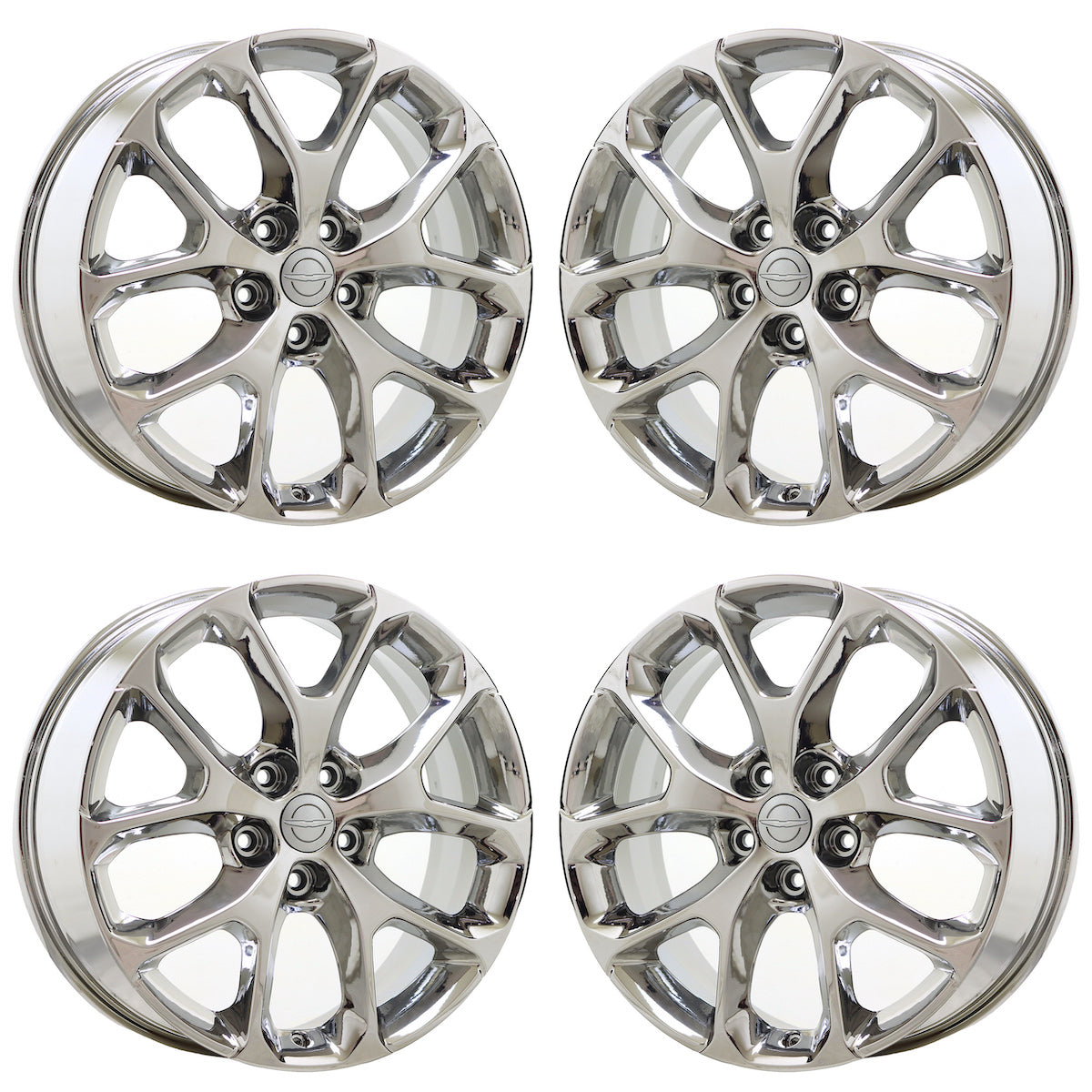 20" Chrysler Pacifica Bright Chrome wheels Factory OEM set 2030 95054 EXCHANGE