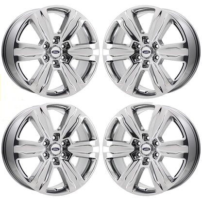 20" Ford F150 Platinum Truck Bright Chrome wheels rims Factory OEM set 4 10004