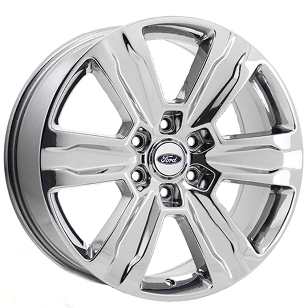 20" Ford F150 Platinum Truck Bright Chrome wheels rims Factory OEM set 4 10004