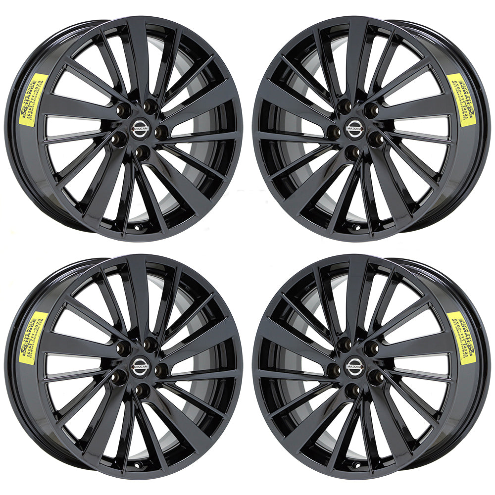 19" Nissan Maxima Platinum Black Chrome wheels rims Factory OEM  62810 EXCHANGE