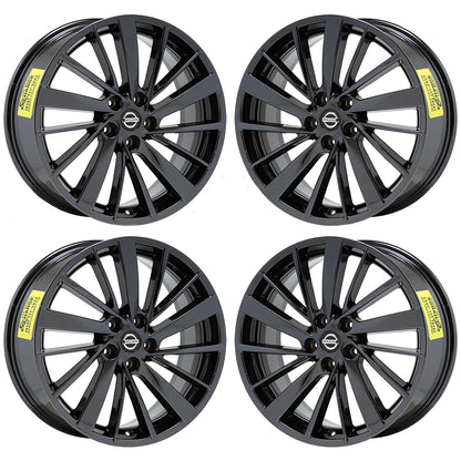 19" Nissan Maxima Platinum Black Chrome wheels rims Factory OEM  62810 EXCHANGE