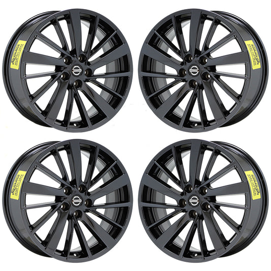 19" Nissan Maxima Platinum Black Chrome wheels rims Factory OEM  62810 EXCHANGE