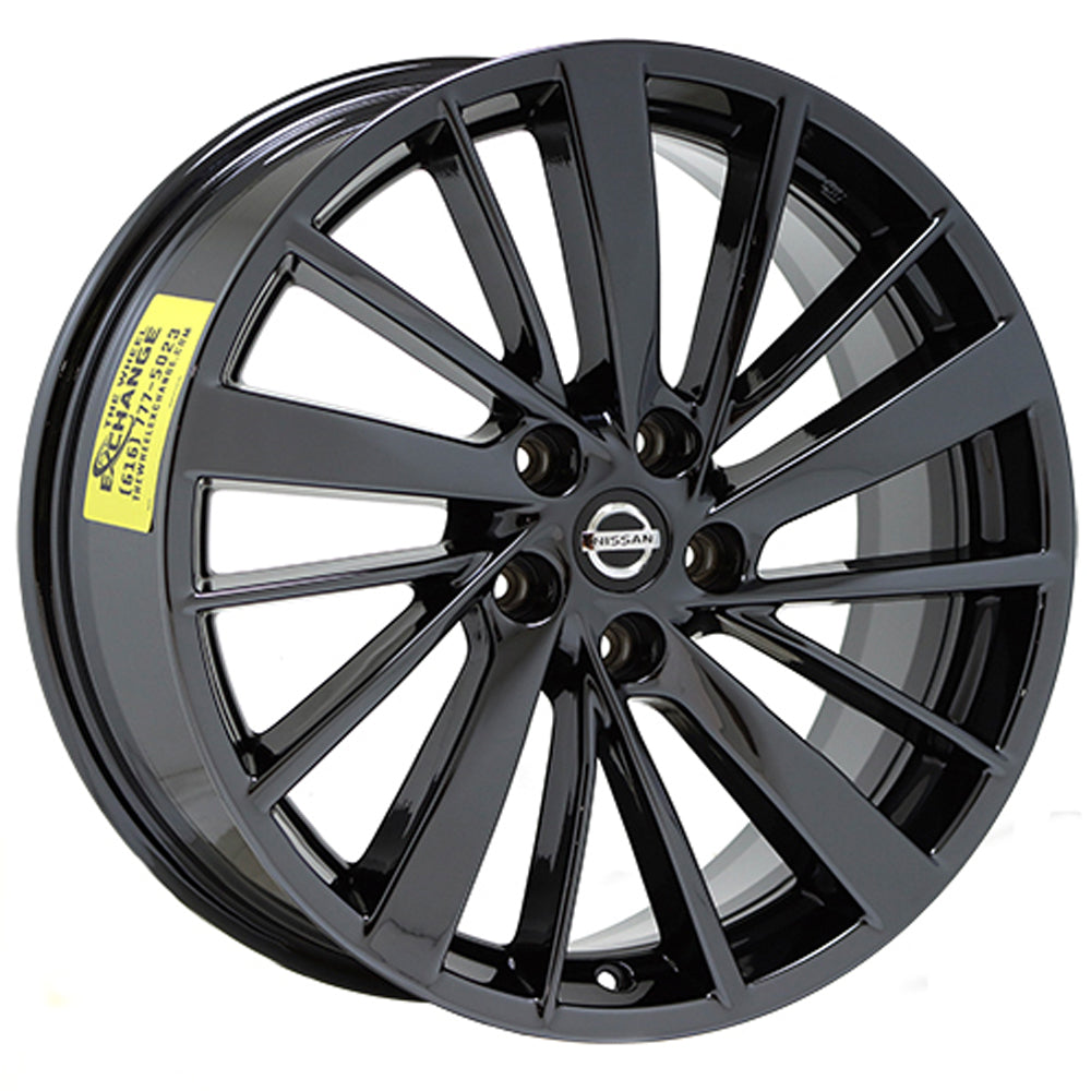 19" Nissan Maxima Platinum Black Chrome wheels rims Factory OEM  62810 EXCHANGE