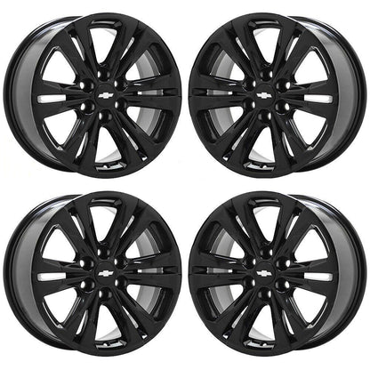 17" Chevrolet Colorado GMC Canyon Gloss Black wheels rims OEM set 14027 EXCHANGE